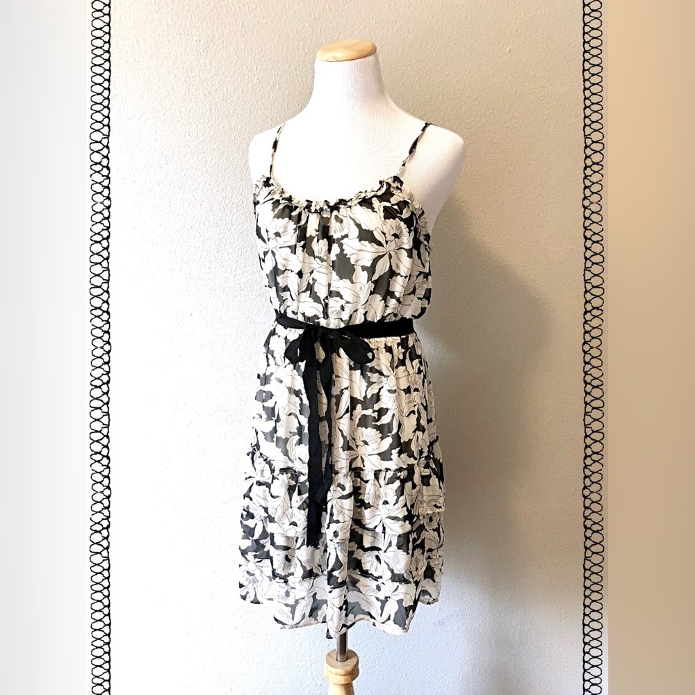 American Eagle Floral Midi Sleeveless Summer Dress